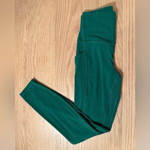 Lululemon Align High-Rise Pant with Pockets 25" Everglade Green Size 4